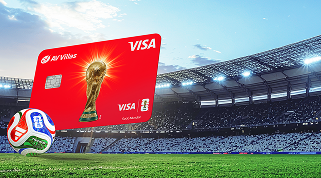 Stadium and Visa Card